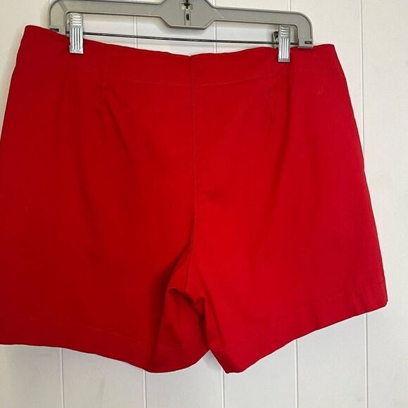 Nautica Women’s Size Large 12 Bermuda Style Cotton Shorts Stretch - Picture 7 of 10